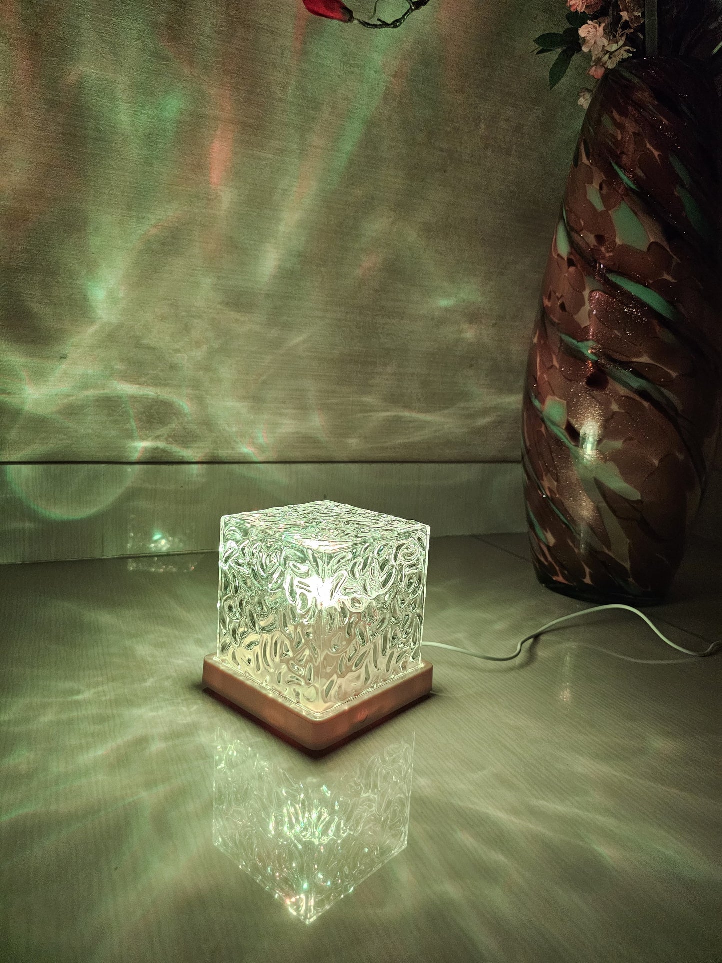 Water Ripple Night Light 12 Colors RGB Lamp