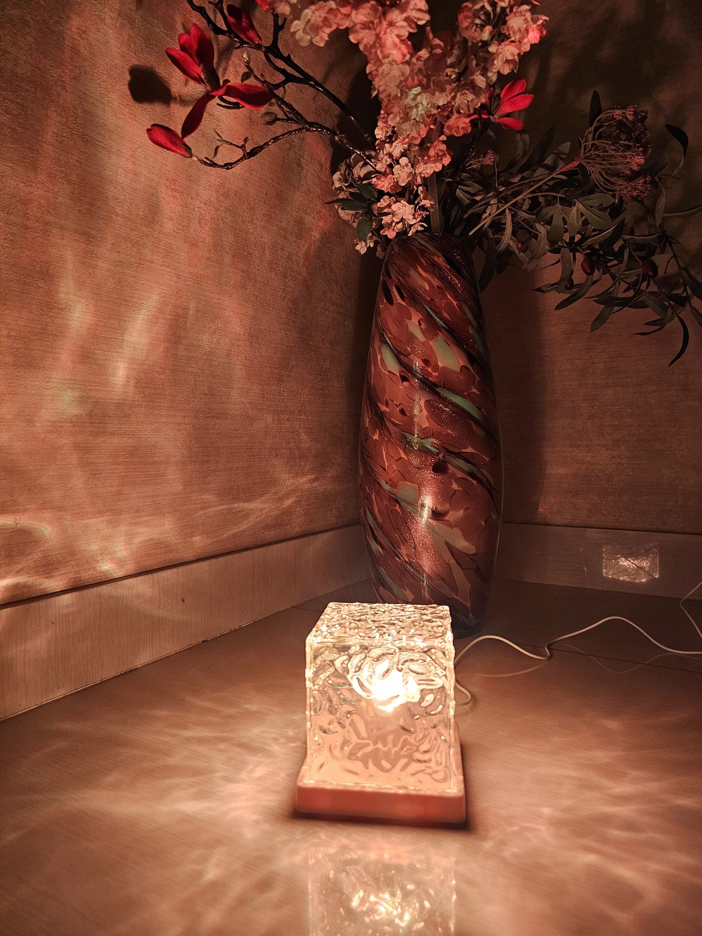 Water Ripple Night Light 12 Colors RGB Lamp