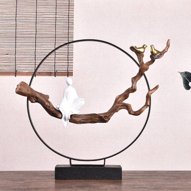 Zen Resin Sculpture Vase