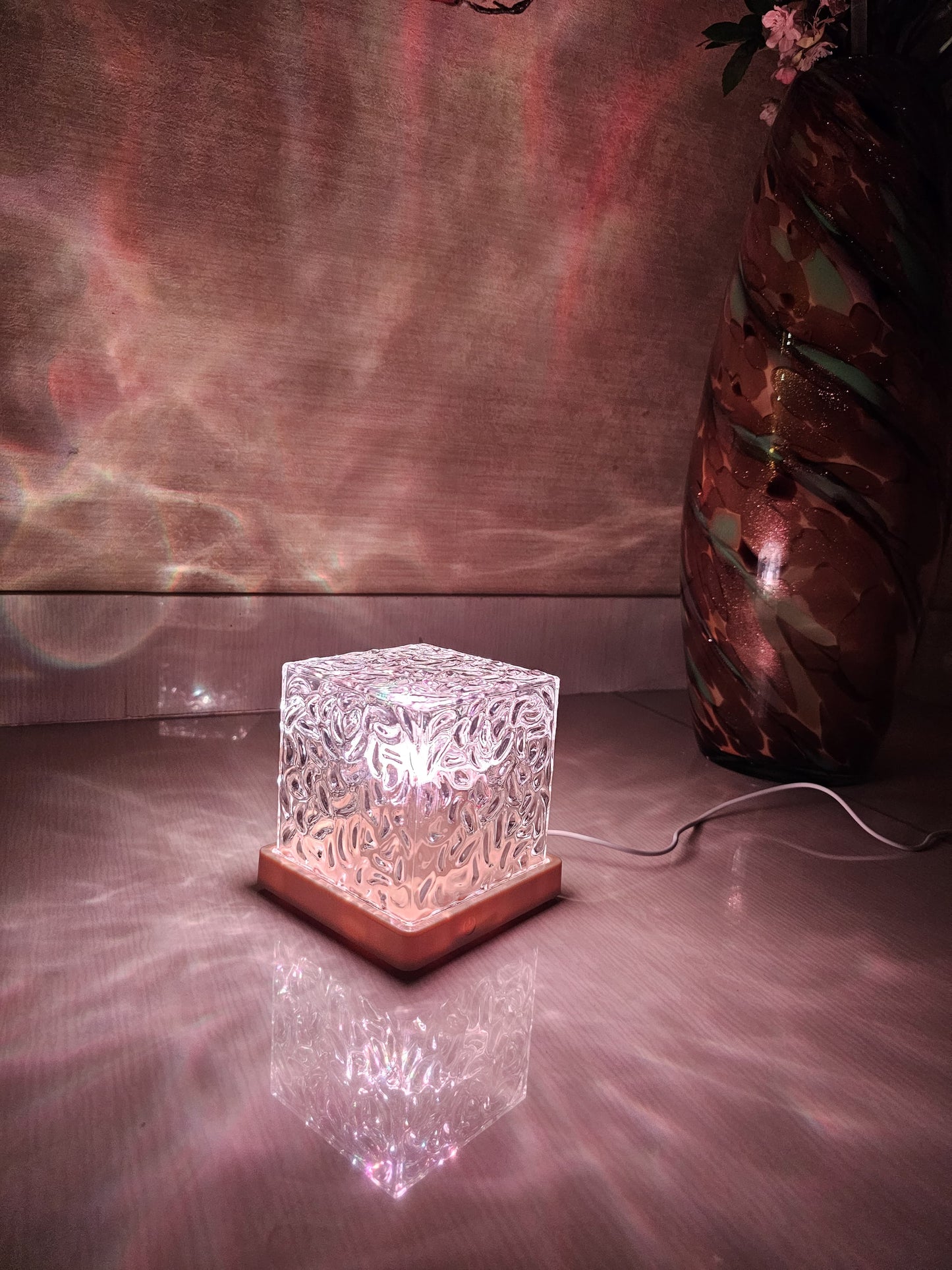 Water Ripple Night Light 12 Colors RGB Lamp