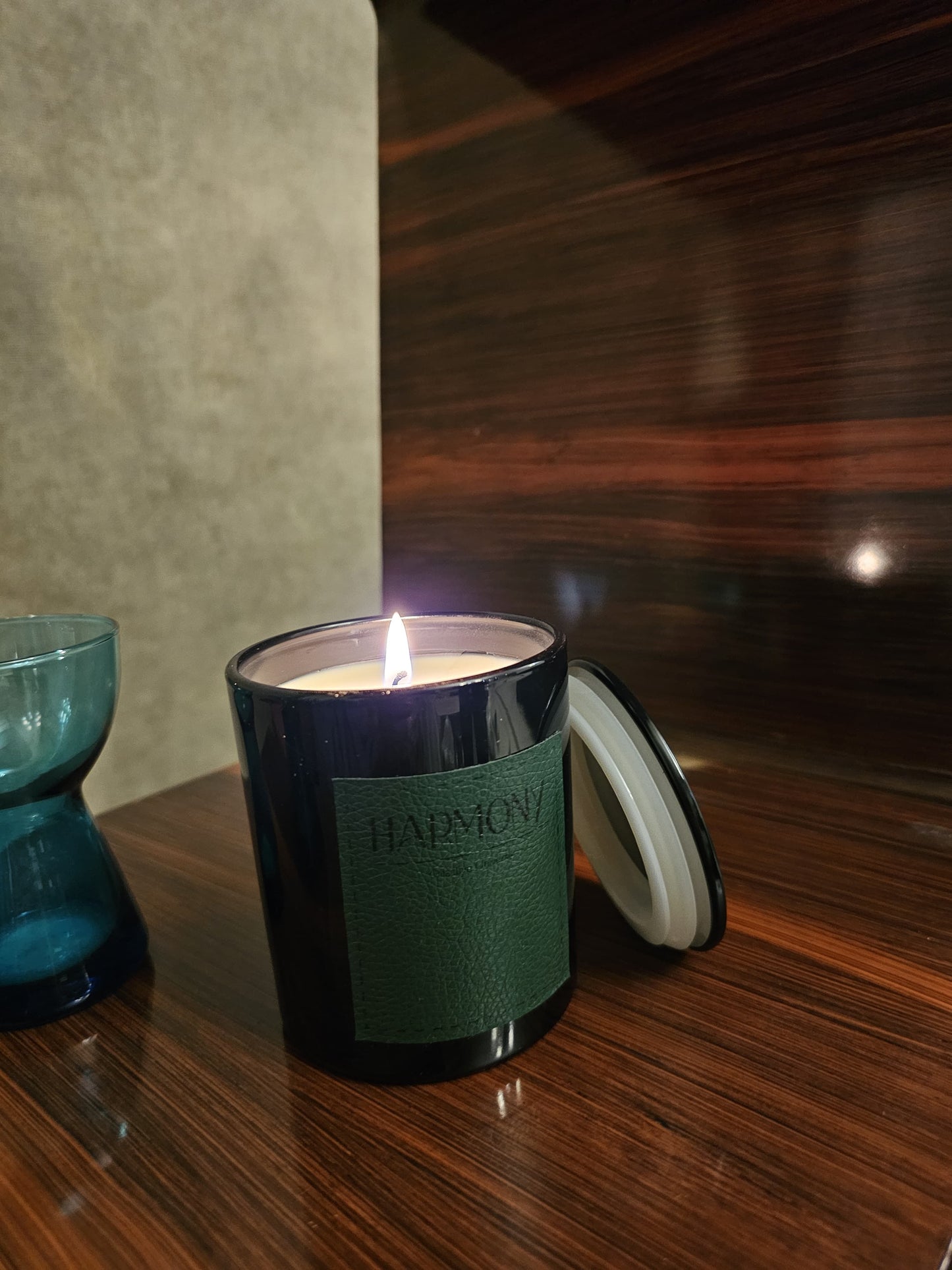 Lavender & Wood Scented Candle