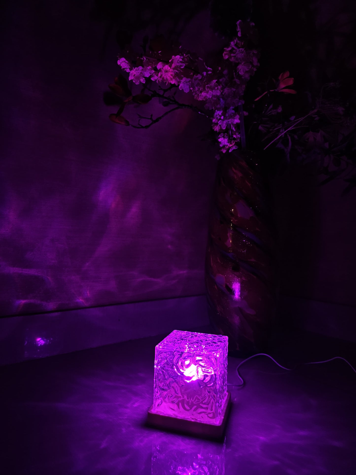 Water Ripple Night Light 12 Colors RGB Lamp