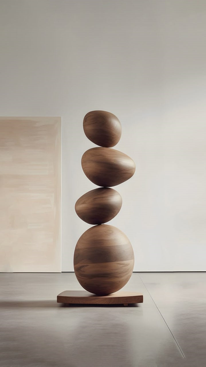 Abstract Wood Sculpture